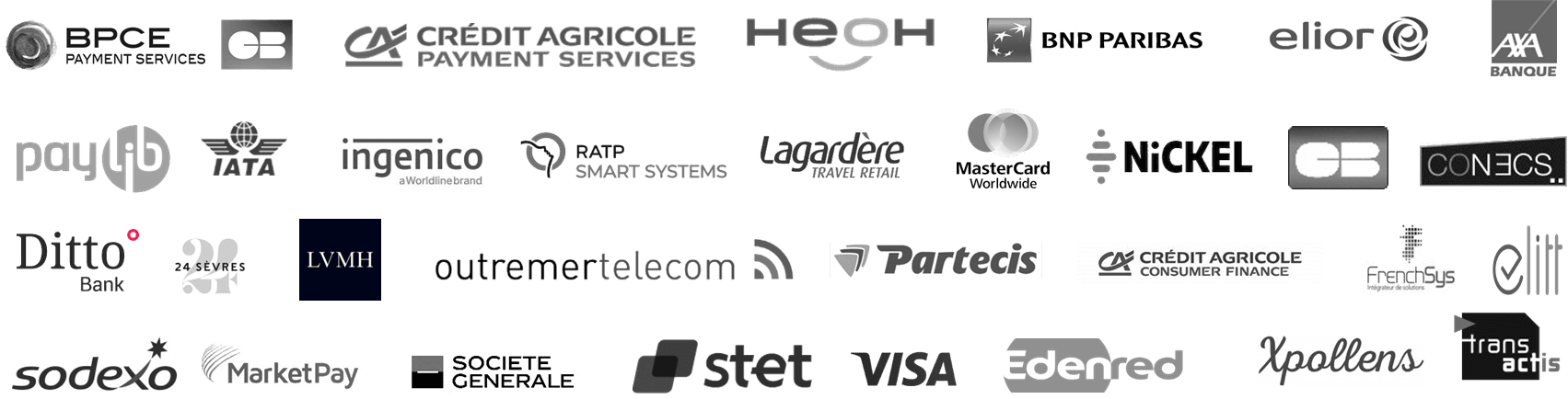 les clients du marché des paiements de La Coop